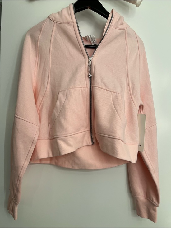lululemon athletica Tops - Lululemon Scuba In Oversized Full Zip Strawberry Milkshake size XS/S NWT